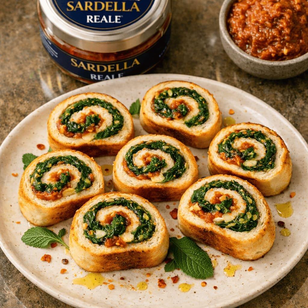 Roll con cime di rape ricette sardella reale calabria mater 03