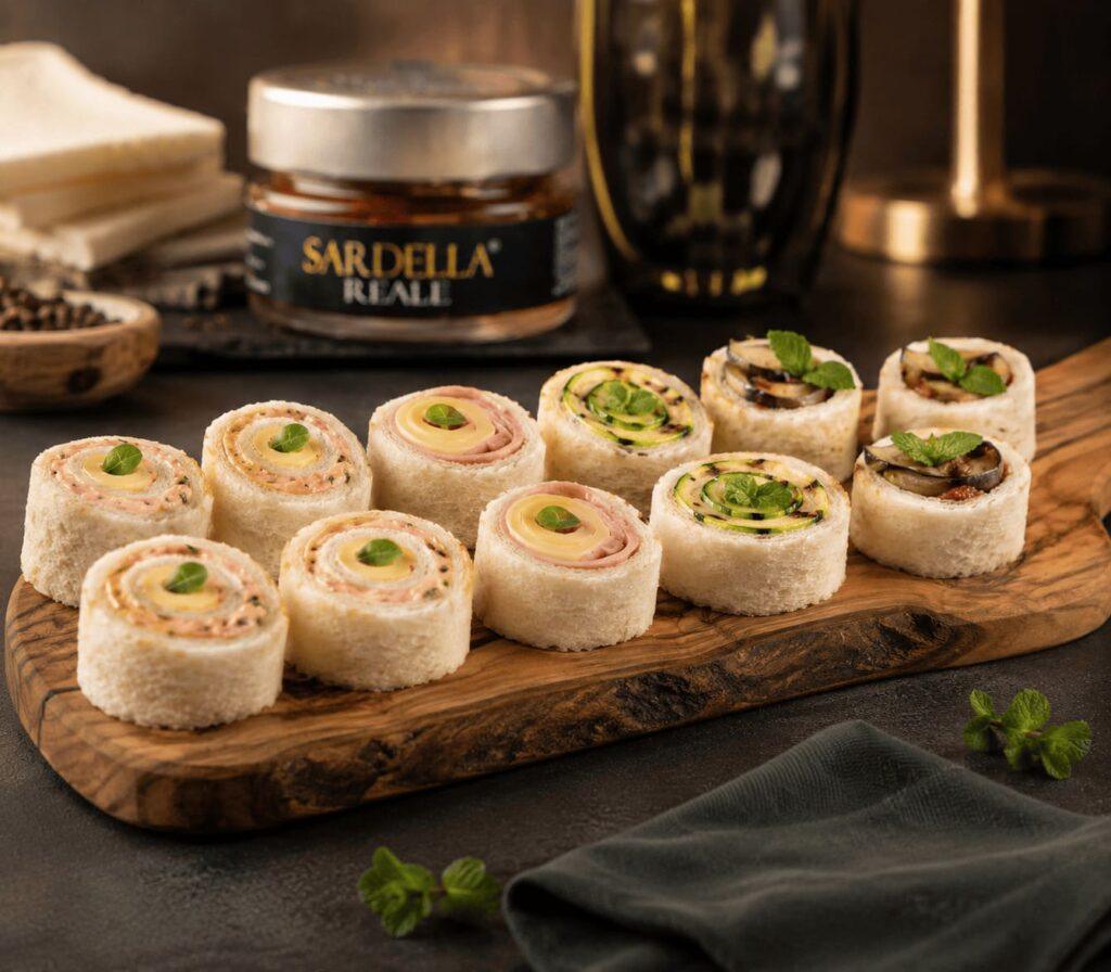 Rotolini di pan carre ricette sardella reale calabria mater 04