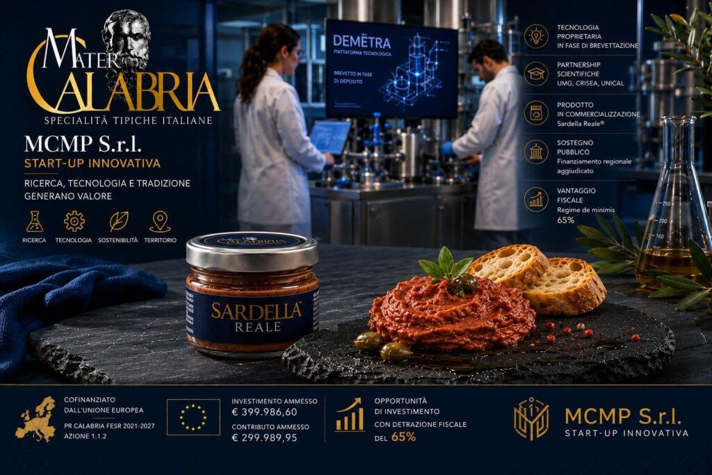Foto sezione start up ricette sardella reale calabria mater 12 2